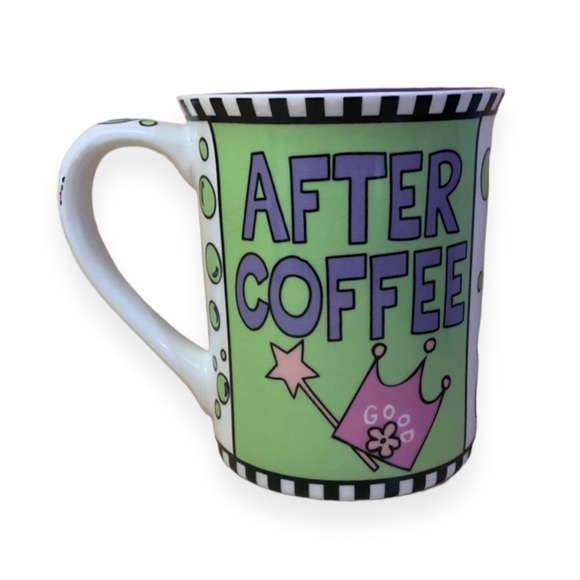 Wicked Before Coffee Good After Coffee Mug 14oz Lorrie Veasey Halloween Ceramic - Picture 2 of 7